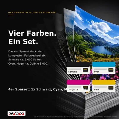 Produktbild von OBV Toner 4er Set kompatibel mit Toshiba T-305P - e-STUDIO 305CP/305CS/306CS