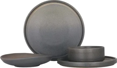 Produktbild von Bonna Geschirrset (Medium) - Hornfels - 24 teilig - 6 Personen - Porzellan