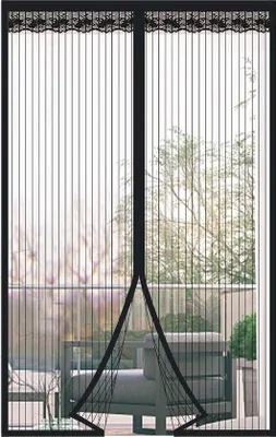 Produktbild von Famanu Fliegengitter für Türen 100 x 240 cm - Einfache Installation ohne Bohren