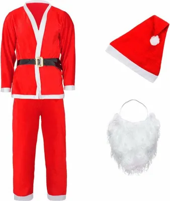 Obrázek produktu pro Vánoční kostým Santa Claus 5 dílný, vel. dospělí