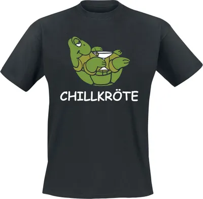Produktbild von Tierisch T-Shirt Herren Chillkröte schwarz M