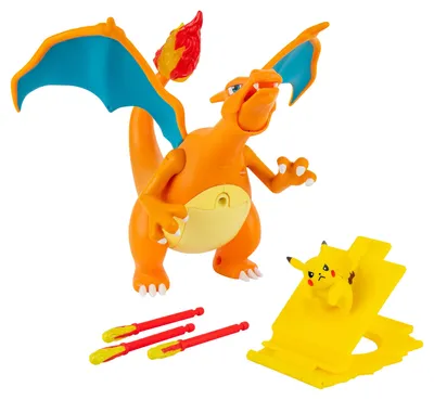 Produktbild von Pokémon Interaktive Deluxe Actionfigur Glurak 15 cm