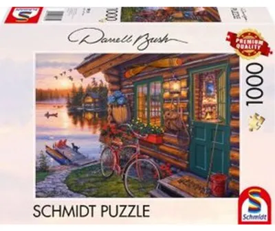 Image de SCHMIDT Puzzle Maison de campagne au bord du lac 1000 pièces