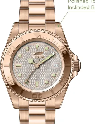 Produktbild von Invicta Pro Diver 50285 Herrenarmbanduhr - Automatisches Uhrwerk - Edelstahl mit Silbernem Zifferblatt - 43 mm
