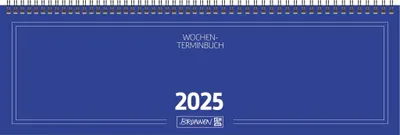 Immagine prodotto di Calendario 775 42x13,7cm 1 settimana/2 pagine cartoncino blu 2025