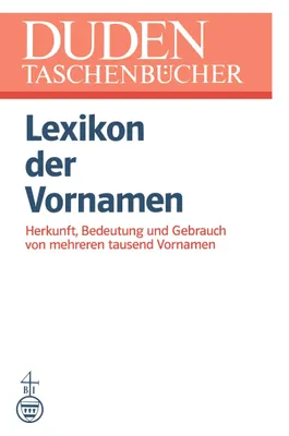 Produktbild von Lexikon der Vornamen