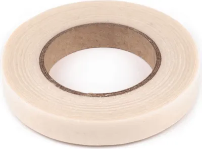 1 Rolle Papier Band Breite 12mm, milchweiß
