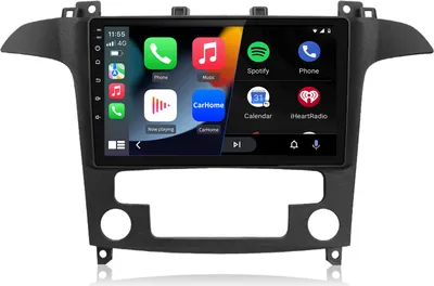 Obrázok produktu pre 2+64G 9" Android 15 Autoradio Carplay Für Ford S-Max 2007-2015 GPS Navi WIFI BT DAB+ SWC USB RDS DSP