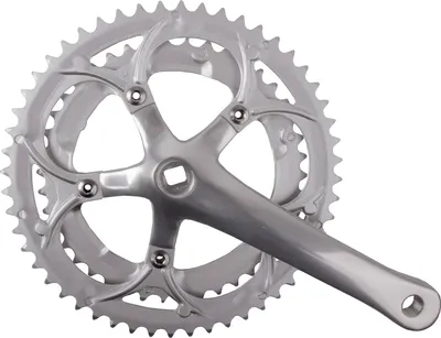 Produktbild von Kettenradgarnitur 42-52 Zähne 2-fach, 170 mm Kurbel, Silber