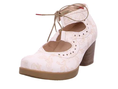 Produktbild von Think! Pumps aus geprägtem Glattleder, Schnürverschluss, Größe EUR 39,5, Absatz 5 cm