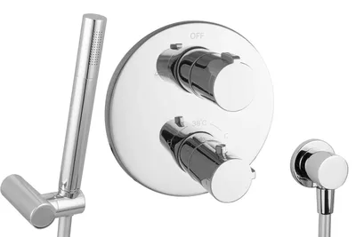 Produktbild von PaulGurkes Set für Badewannen mit Thermostat ohne Wanneneinlauf