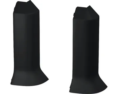 Produktbild von Prinz Außenecken für Hartschaum-Sockelleiste 60 mm schwarz