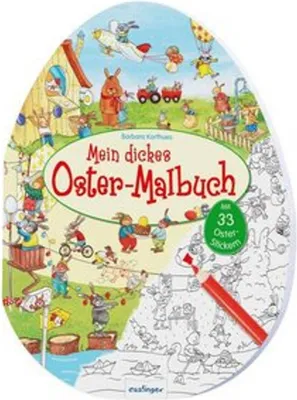 Produktbild von Mein dickes Oster-Malbuch