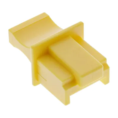 Produktbild von InLine® Staubschutzkappen für RJ45 Buchsen, gelb, 10 Stück
