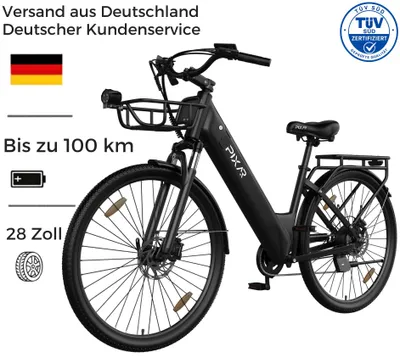 Produktbild von PIXAR C1 Pro Pedelec 28 Zoll E-Bike, 36V 18Ah Akku , Shimano 7 Gang