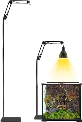 Imagen del producto de Soporte ajustable para lámpara de calor para reptiles, de 40 a 140 cm