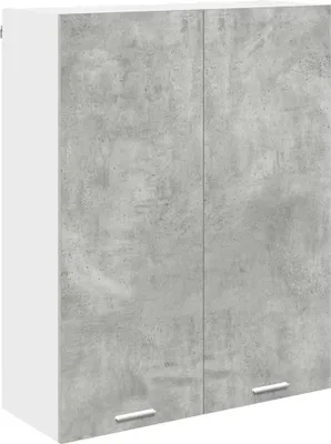 Obrázek produktu pro vidaXL Závěsná skříňka s dvířky, betonově šedá, 80 x 31 x 100 cm, dřevotřísková deska