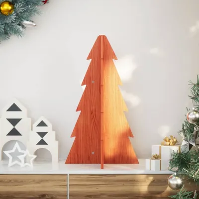 Image de Maison Exclusive - Sapin de Noël en bois à décorer 69,5 cm Bois massif Pin