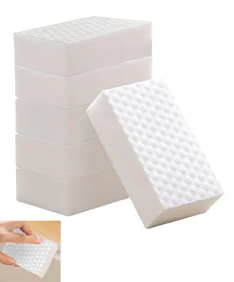 Melamin-Schwämme, 6 Stk., chemiefrei, 10x6x2 cm, Tiefenreinigung
