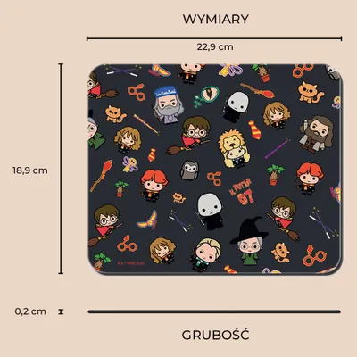 Produktbild von ERT GROUP Harry Potter Mauspad Muster Harry Potter 026, 23x19cm