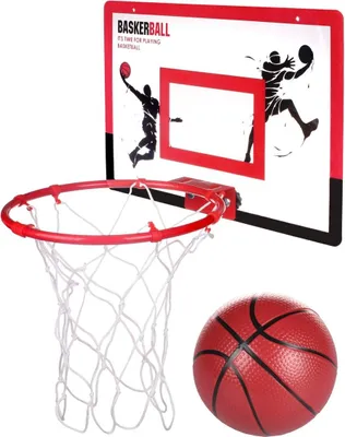 Immagine prodotto di Canestro da basket Teamer con tabellone rosso