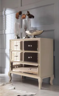 Obrázok produktu pre Komoda s príborníkom dizajnérske skrinky komody moderný béžový dizajn