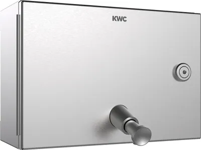 Image de KWC AR Distributeur de savon, RODAN, acier inoxydable, montage en saillie, 200x140x132 mm
