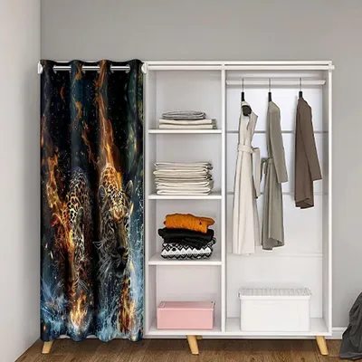 Produktbild von Türvorhang Wildtierprint 132x203 cm