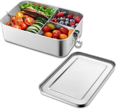 Obrázek produktu pro Čajová konvice z nerezové oceli s přihrádkami – objem 1400 ml