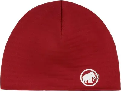 Image de Bonnet Taiss de Mammut - bonnet fonctionnel léger, compatible avec un casque, couleur : dark mammut red, taille : taille unique