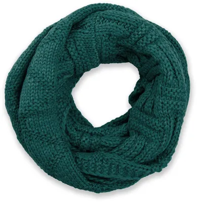 Produktbild von styleBREAKER Uni Strick Loopschal mit Gitter- und Rippenmuster, Uni Feinstrick Schlauchschal, Winter Strickschal 01018155