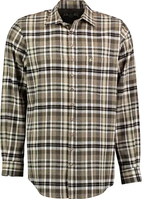Produktbild von OS Trachten Nivesa Hemd 1/1 Arm Regular Fit Herren (Oliv) Größe 49/50
