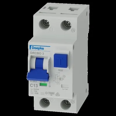Produktbild von Doepke FI/LS-Kombination/RCBO DRCBO3 C13/0,03/1N-A 09932123