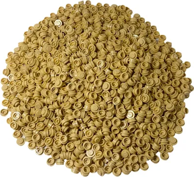 Immagine prodotto di LEGO® 1x1 Piastre rotonde beige chiaro - 4073 NUOVO! Quantità 50x
