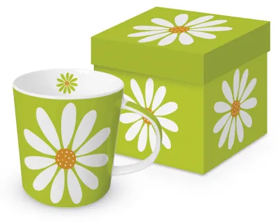 Image de PPD Happy Flower green Trend Mug, tasse à café, mug, tasse, New Bone China, 400 ml, 160303072