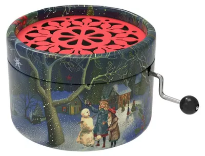Productafbeelding van Belle Lurette, sneeuwpop, muziekdoosje, kerstlied: "O du fröhliche"
