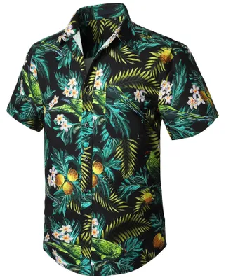 Productafbeelding van Solidchoice - Hawaii Overhemd met Korte Mouwen, Groen, XXL