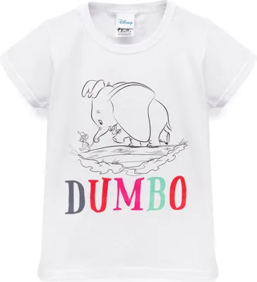 Immagine prodotto di Dumbo - Maglietta per bambina NS7216 (140) (Bianco)