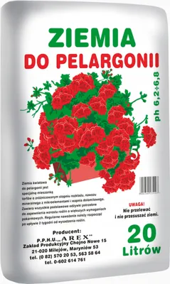 Obrázok produktu pre Pôda pre muškáty a balkónové kvety, 20 l