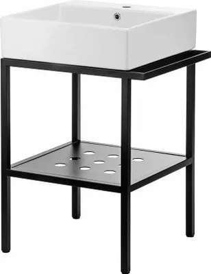 Productafbeelding van Vrijstaand badmeubel met wastafel - 56,5 x 50 cm