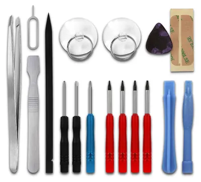 Immagine prodotto di CELLONIC Set di Utensili di precisione da 17 Pezzi per la Riparazione, la Sostituzione della Batteria di Smartphone, Tablet e Notebook e Altro Ancora
