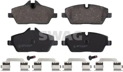 Produktbild von SWAG Bremsbeläge Satz Vorne Bremsklötze für BMW 1 Schrägheck (E87) 20 91 6559