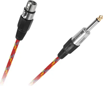 Obrázok produktu pre KPO2757-5 Kábel mikrofónu so zásuvkou CANON - zástrčka JA