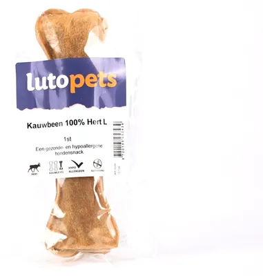Zdjęcie produktu dla Lutopet Kaubein 100% wołowina – ok. 17 cm – gryzak dla psa