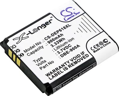 Image de TECHTEK Batterie compatible avec [Doro] Phoneeasy 618 remplace DBE-900A