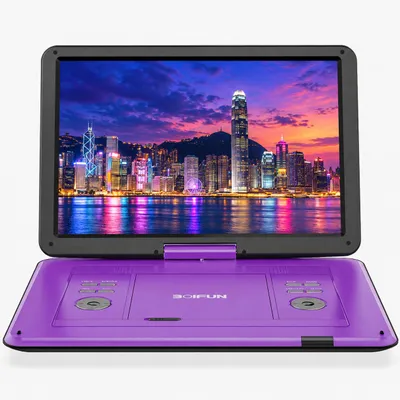 Zdjęcie produktu dla 17,5-calowy przenośny odtwarzacz DVD z 15,6-calowym wyświetlaczem HD, obsługą USB/kart SD/transmisji AV, synchronizacją ekranu telewizora/projektora