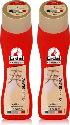 Produktbild von Erdal Express Pflegeglanz alle Farben 75ml - Mit Mandelöl (2er Pack)