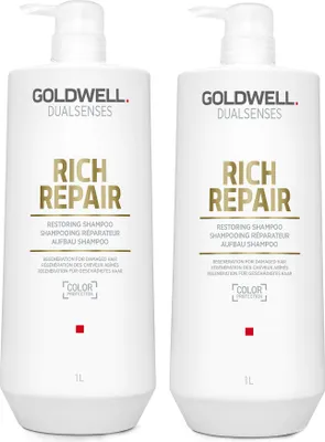 Image de Goldwell DS Rich Repair Shampooing 2x1000ml