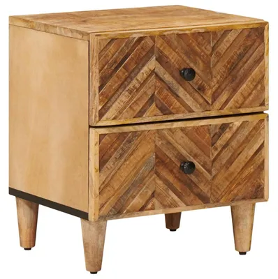 Produktbild von Möbel Nachttisch Braun 40 x 33,5 x 46 cm Massivholz MangoNachttische & -schränke - Nachttische & -schränke c6337