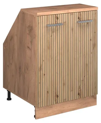Immagine prodotto di Mobile sottotetto Vicco Rion Rovere artigianale 60 x 81.6 cm con 2 porte, carcassa 60 cm profondità, Model 60038